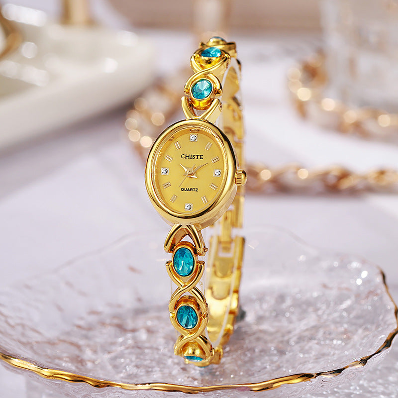 Womens Colored Diamond Niche High Appearance Value Bracelet Watch – view 6