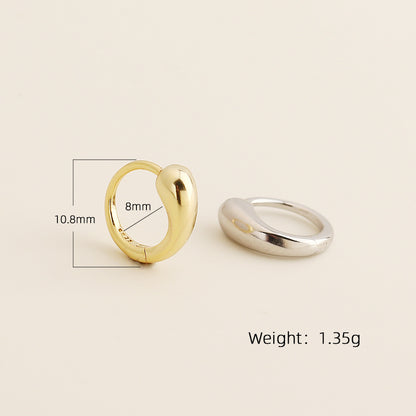 Elegant And Geometric Minimalist Earrings – view 4