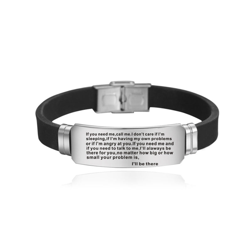 Stainless Steel Engraved Bracelet – view 10