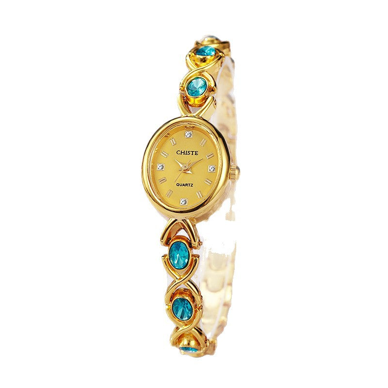 Womens Colored Diamond Niche High Appearance Value Bracelet Watch – view 5