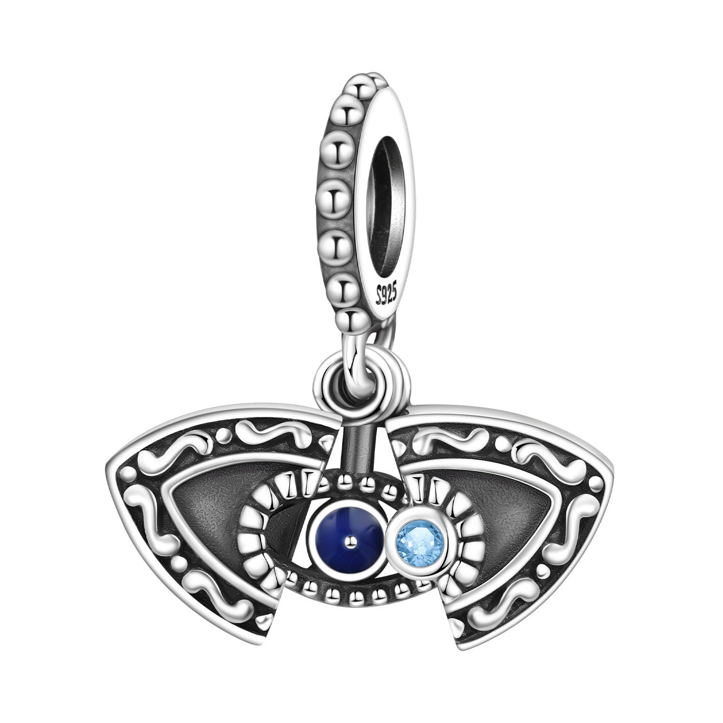Copper-plated Silver Devils Eye DIY Bracelet Bead Accessories – view 11