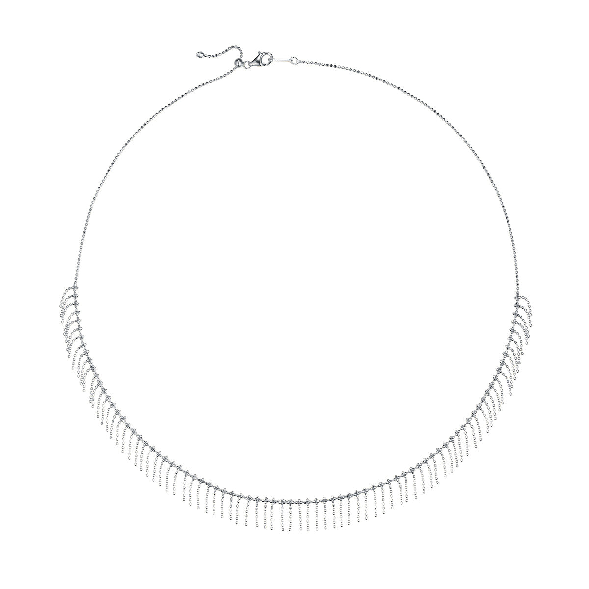 Tassel Necklace – S925 Silver, Adjustable, 3 Finishes