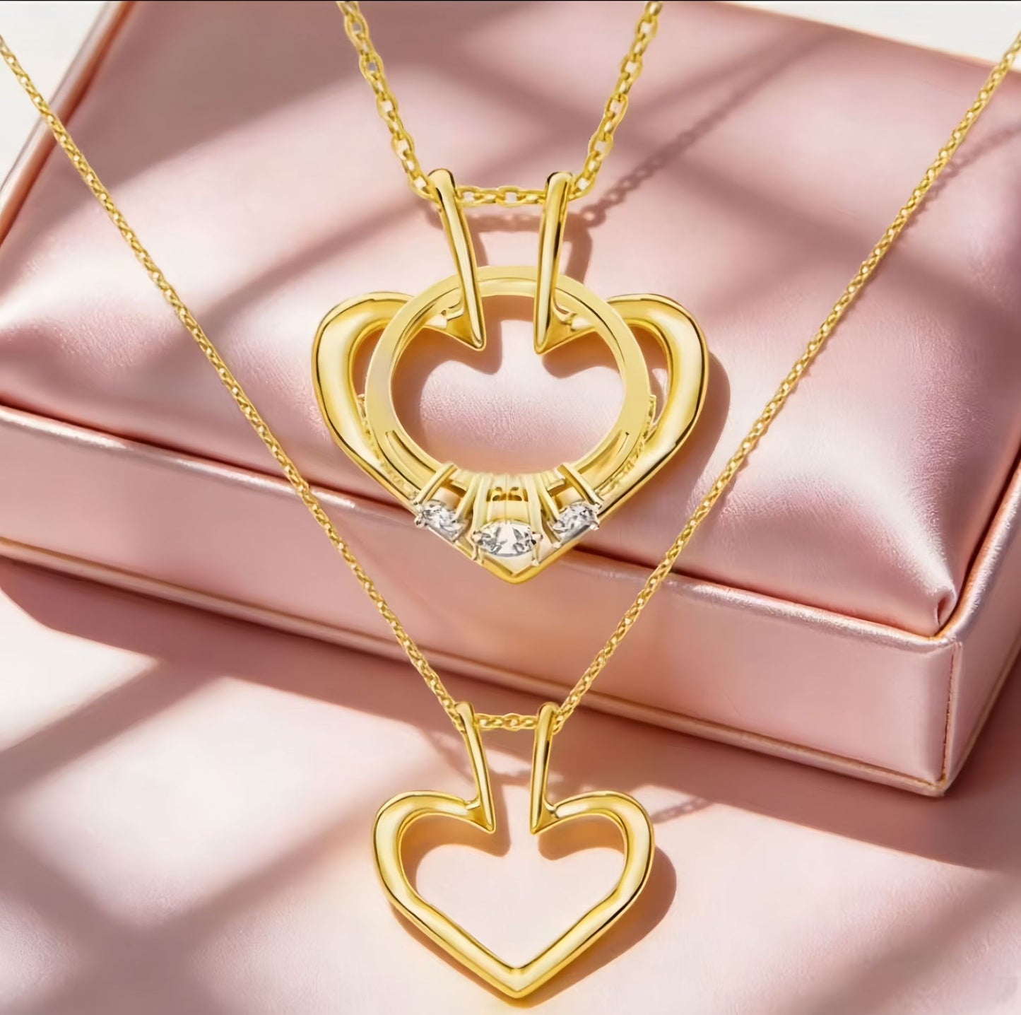 Colorfast Heart-shaped Necklace For Women – view 2