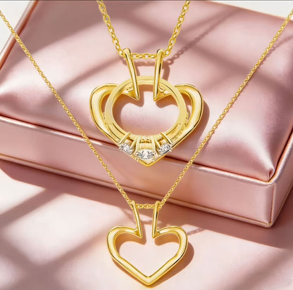 Colorfast Heart-shaped Necklace – view 2