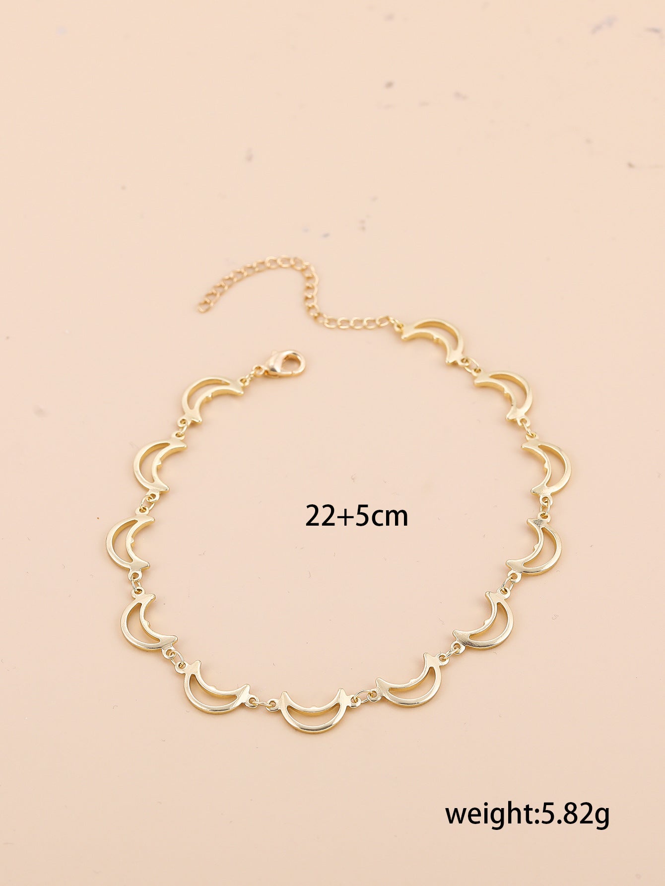 Bohemian-style Cross And Double-heart Multi-layer Anklet – view 10