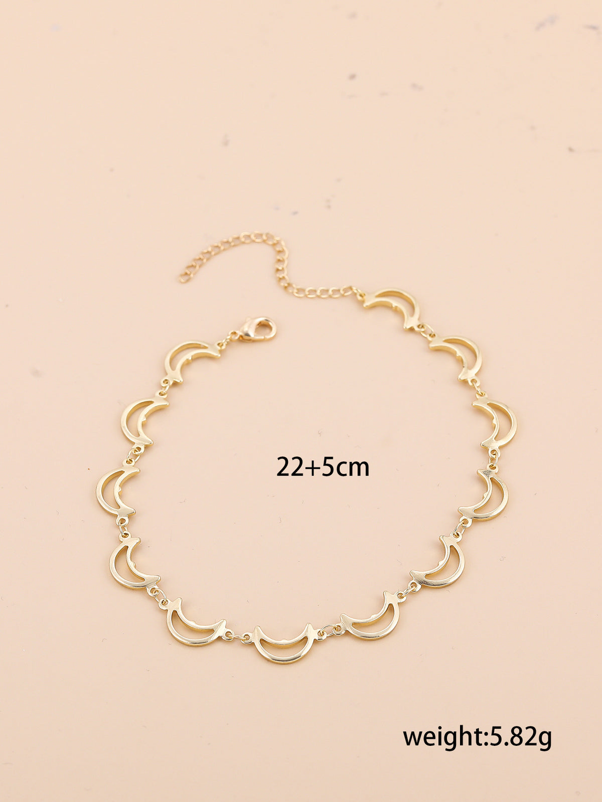 Bohemian-style Cross And Double-heart Multi-layer Anklet – view 10