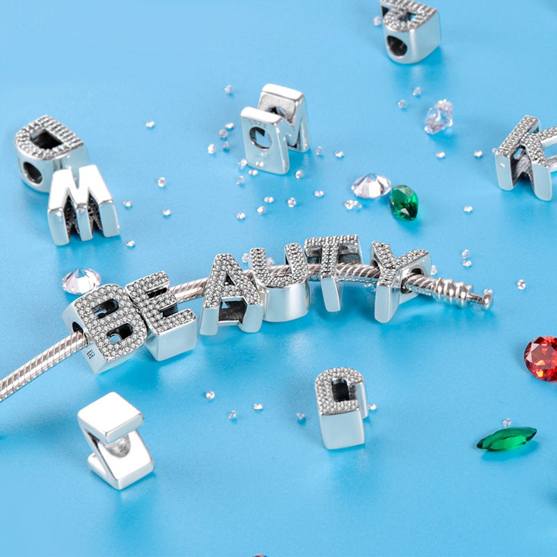 Letter Charm BeadsCreative And Personalized DIY Jewelry For Bracelets – view 3