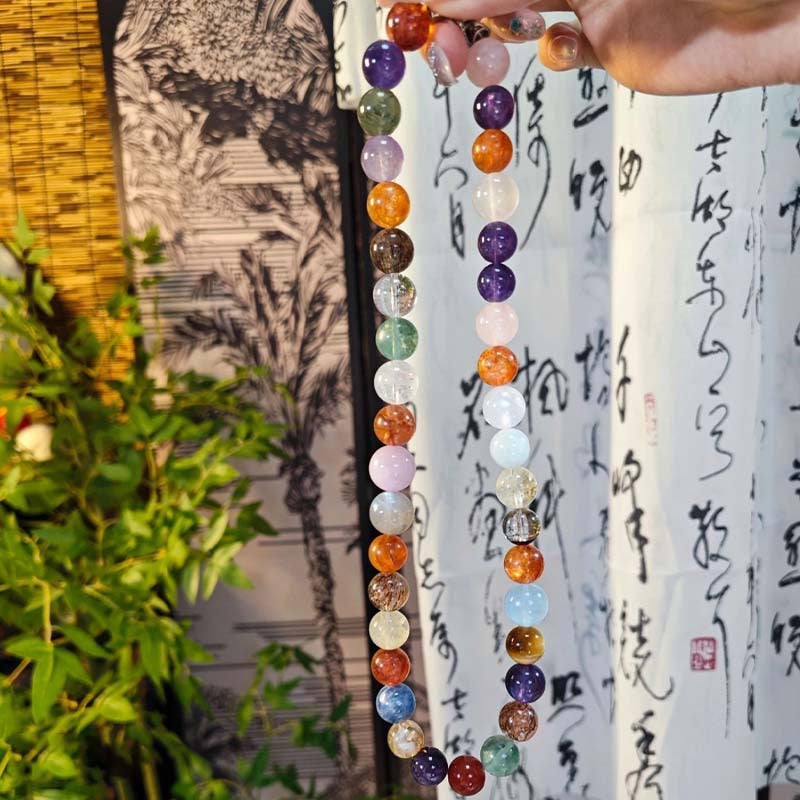 Womens Fashionable And Unique Crystal Beaded Necklace – view 7