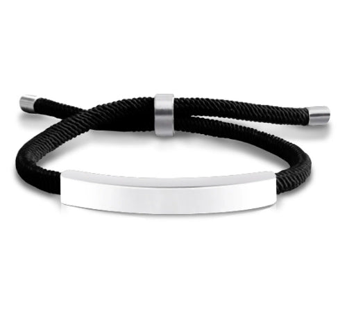 Engraved Stainless Steel Bracelet – view 7