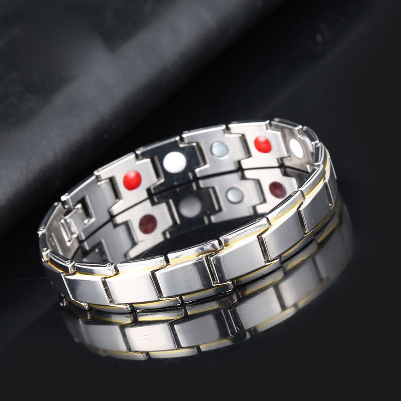 Removable titanium steel magnetic therapy bracelet – view 6