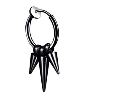 Stainless Steel Tassel Single Point Stud Men Pierced Earrings – view 5