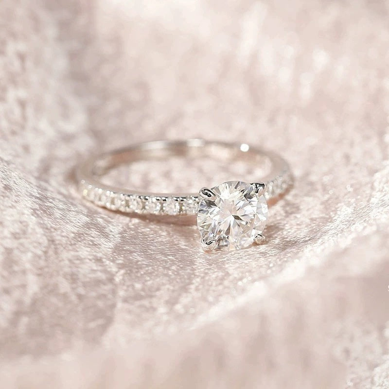 Four-prong Setting Zircon Womens Casual Ring – view 2