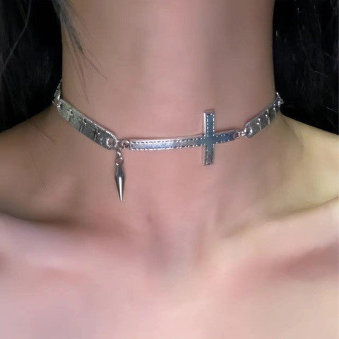 Womens Summer Silver Necklace Clavicle Chain