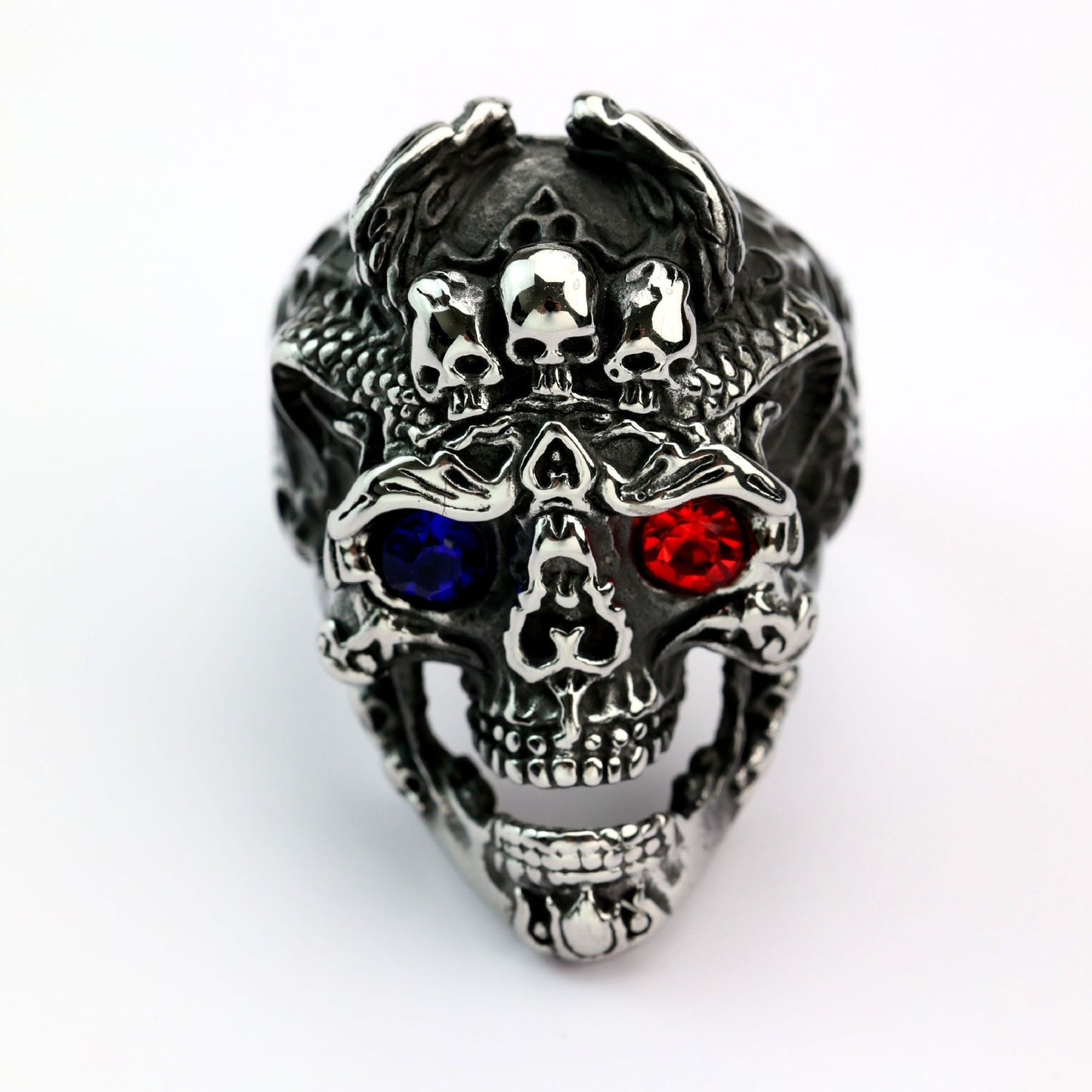 European And American Retro Stainless Steel Mens Ring, Bold And Punk-style – view 6