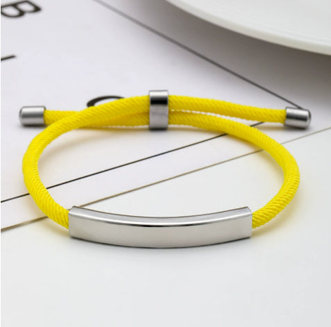 Engraved Stainless Steel Bracelet – view 12