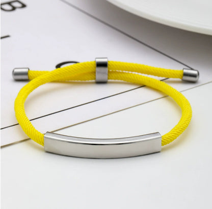 Engraved Stainless Steel Bracelet – view 12