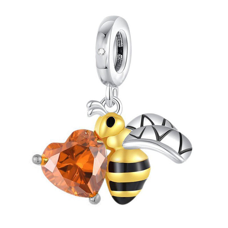 Electroplated Silver Cartoon Charm Beads For DIY Bracelets And Necklaces – view 31