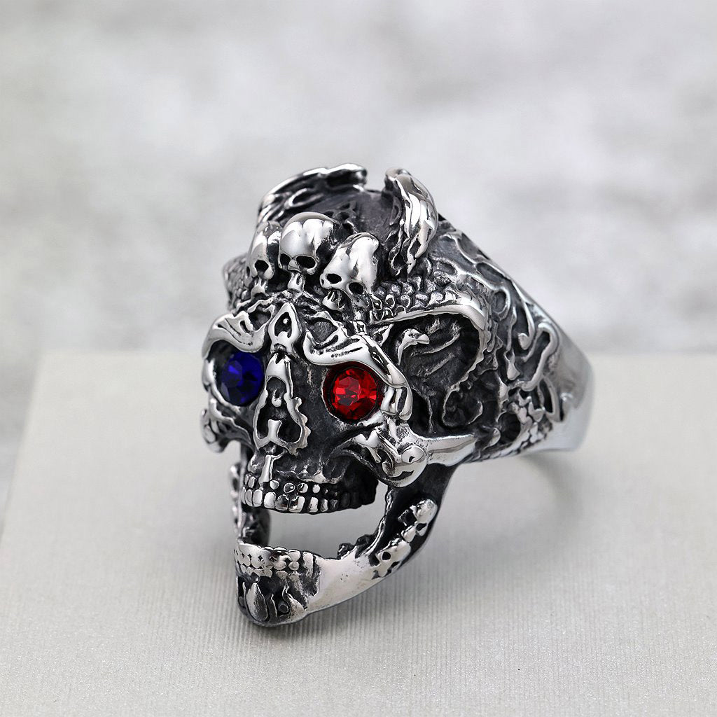 European And American Retro Stainless Steel Mens Ring, Bold And Punk-style – view 2