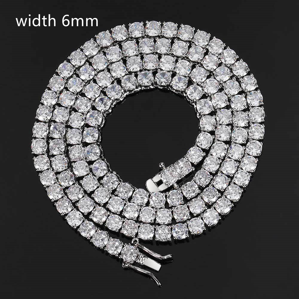 Hip Hop Necklace Men Tennis Chain Zircon Necklace – view 7