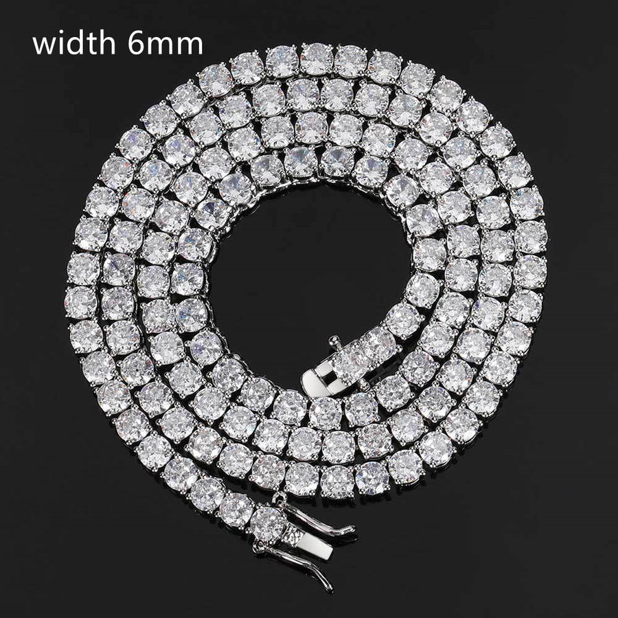 Hip Hop Necklace Men Tennis Chain Zircon Necklace – view 7
