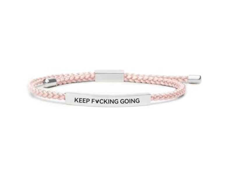 Stainless Steel Woven Engraved Bracelet – view 9