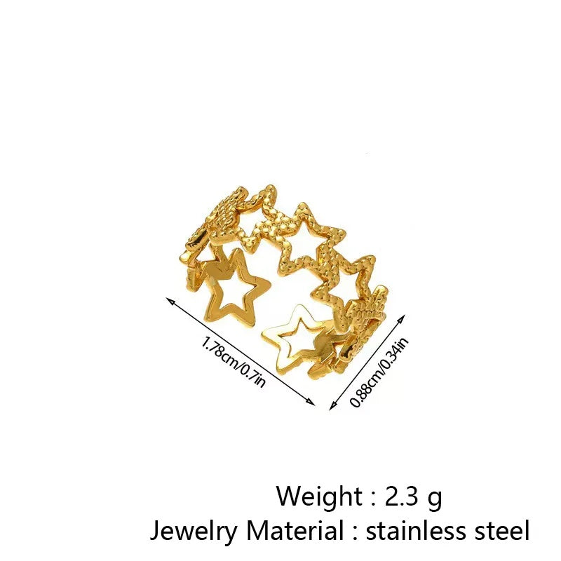 Stainless Steel Simple Style Open Ring For Men And Women – view 5
