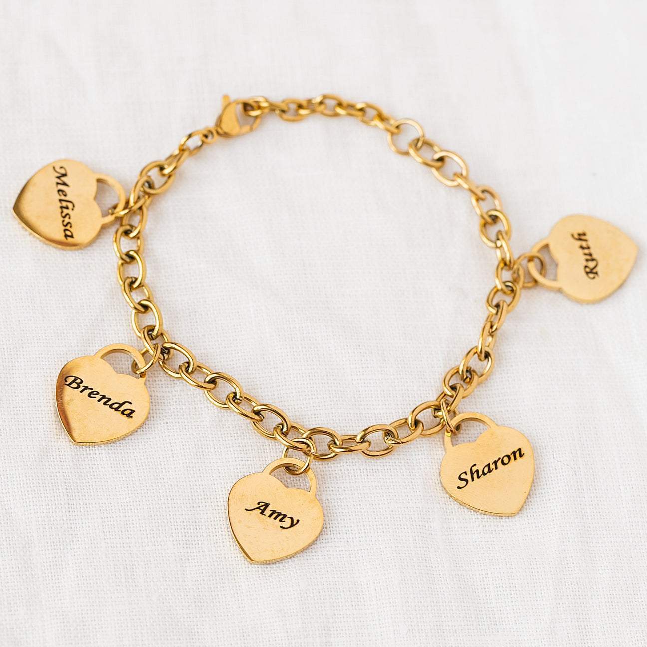 Love Engraved Bracelet Stainless Steel DIY – view 3