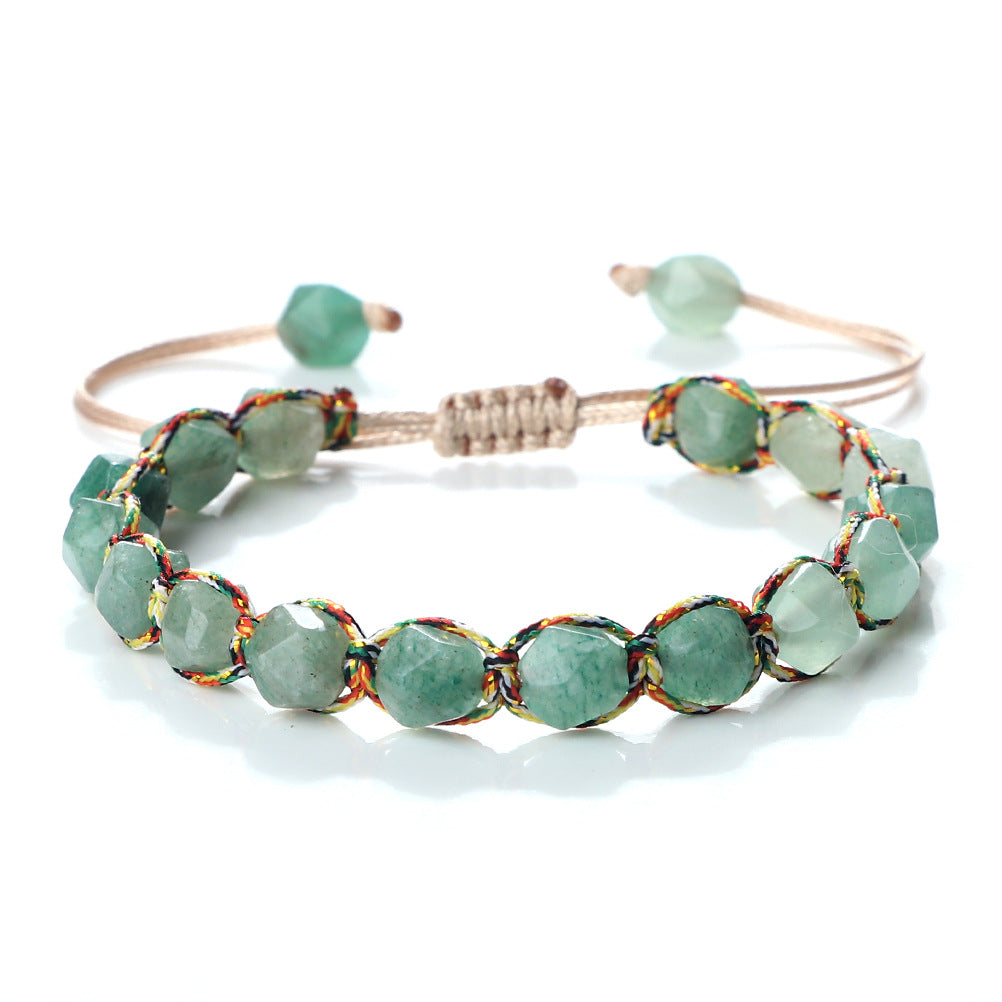 Creative Spaced Diamond-Cut Braided Bracelet For Women High-End – view 10