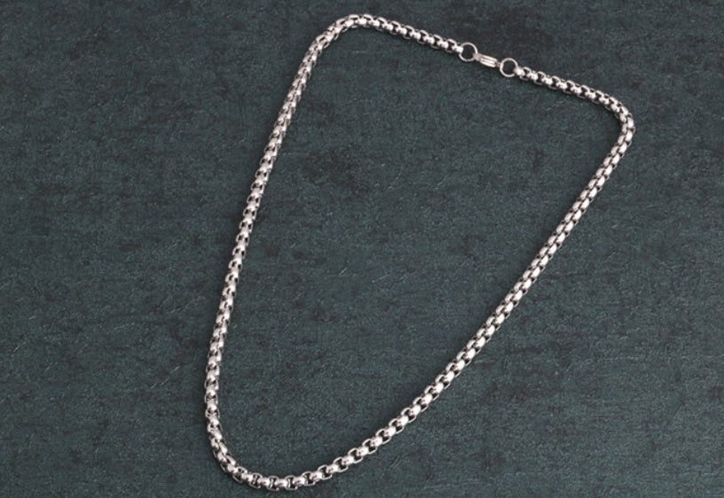 Men Stainless Steel Rope Snake Box Cuban Link Chain – view 4