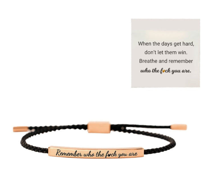 Stainless Steel Woven Engraved Bracelet – view 12