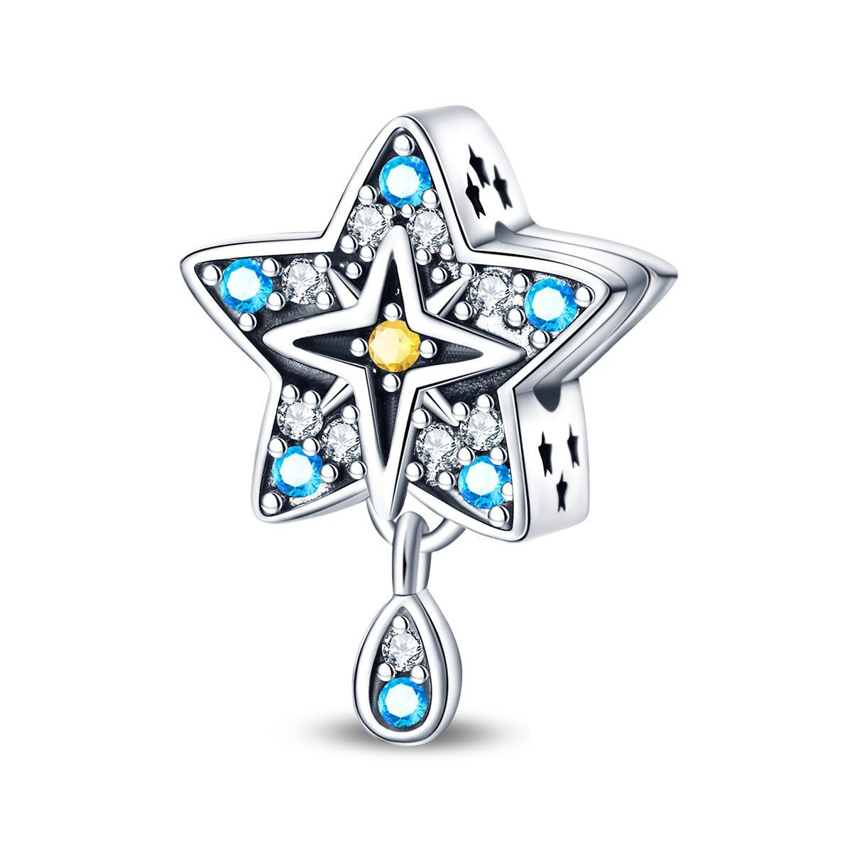 Electroplated Silver Cartoon Charm Beads For DIY Bracelets And Necklaces – view 9