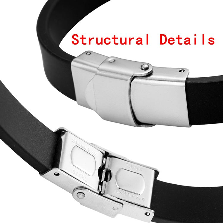 Stainless Steel Engraved Bracelet – view 3