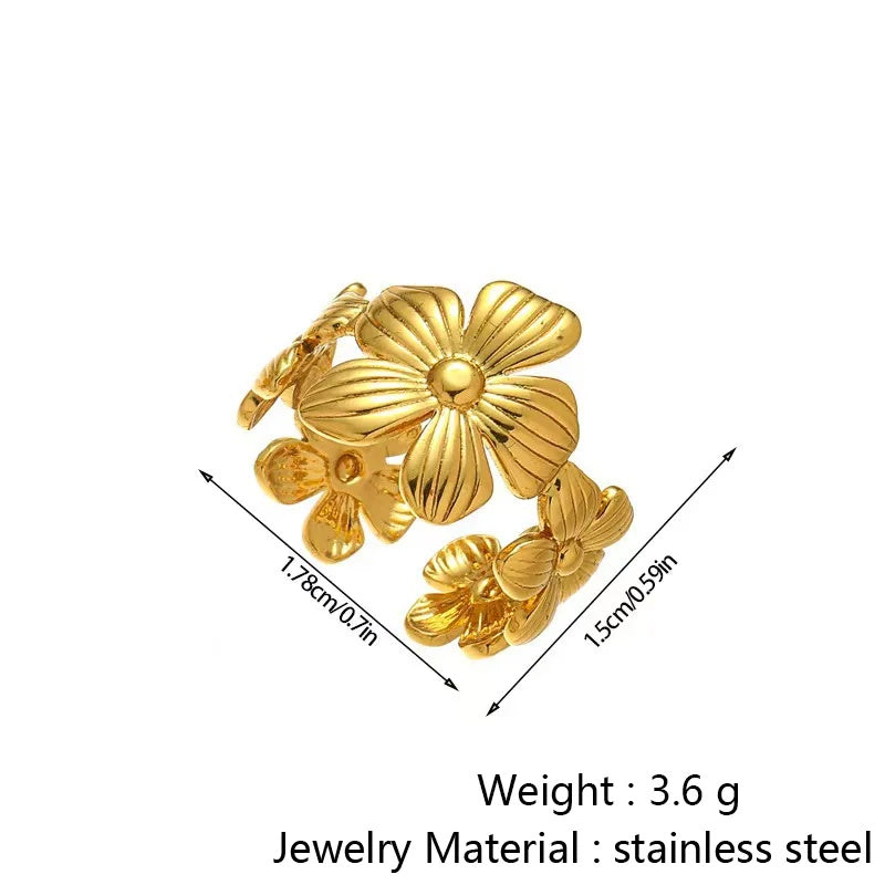 Stainless Steel Simple Style Open Ring For Men And Women – view 3