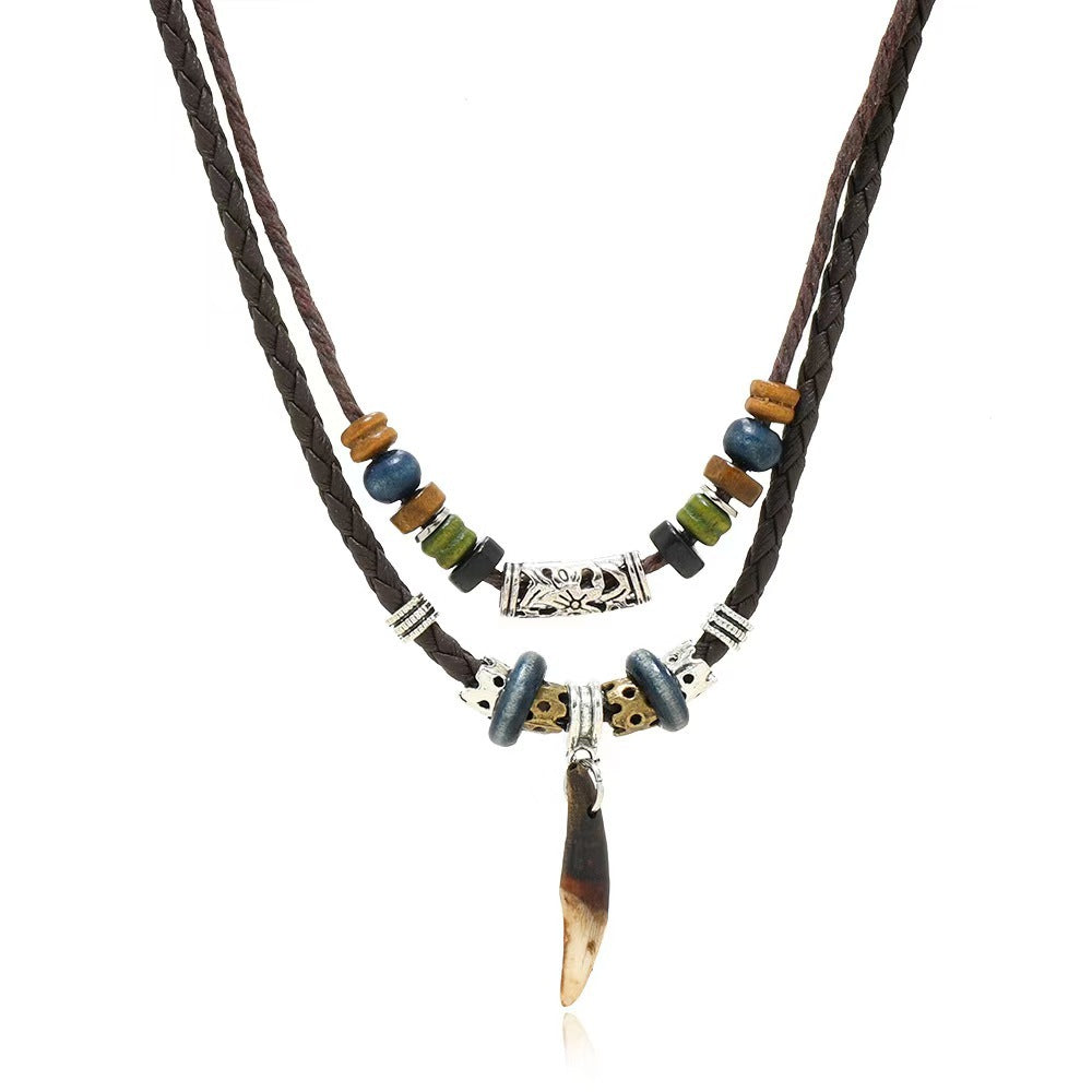 Bohemian Necklace Vintage Multi-layered – view 2