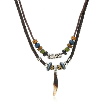 Bohemian Necklace Vintage Multi-layered – view 2