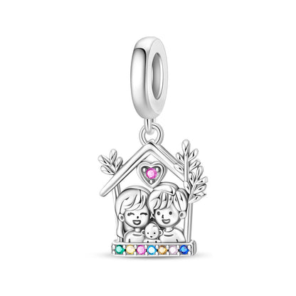 Tree Of Life DIY Beaded Bracelet Charm – Silver-Plated Copper – view 9
