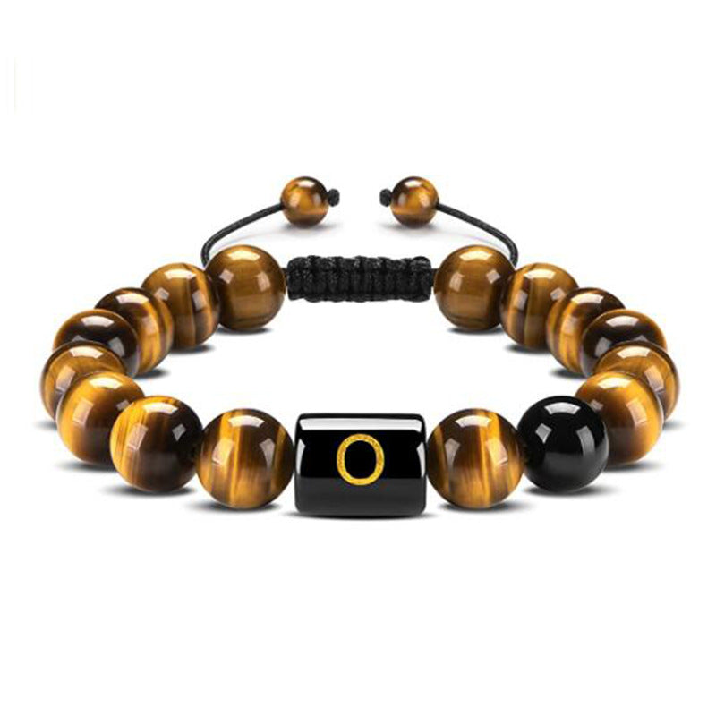Natural Tiger Eye Stone Agate Bead Bracelet – view 10