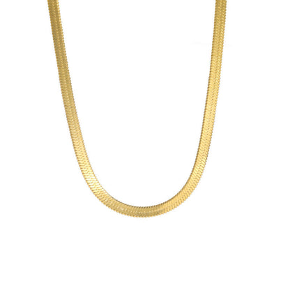 Stainless Steel Snake Chain Necklace – view 5