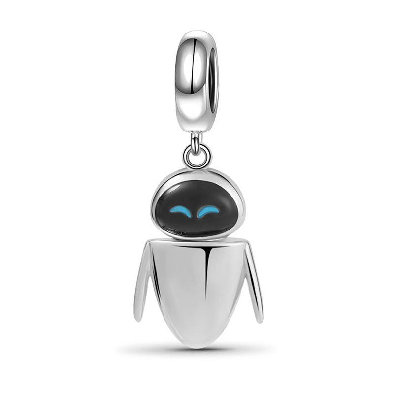 Electroplated Silver Cartoon Charm Beads For DIY Bracelets And Necklaces – view 11