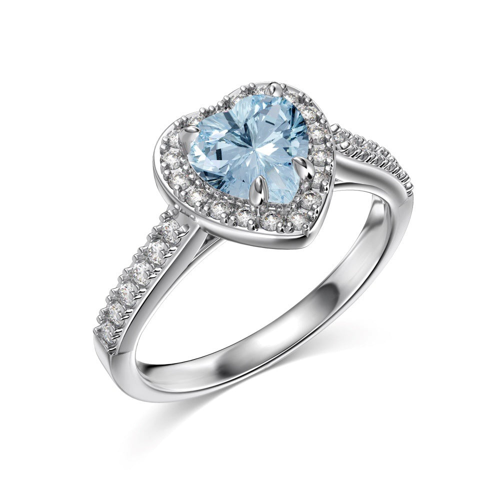 12 Zodiac Colorful Zircon Silver Ring For Women – view 11