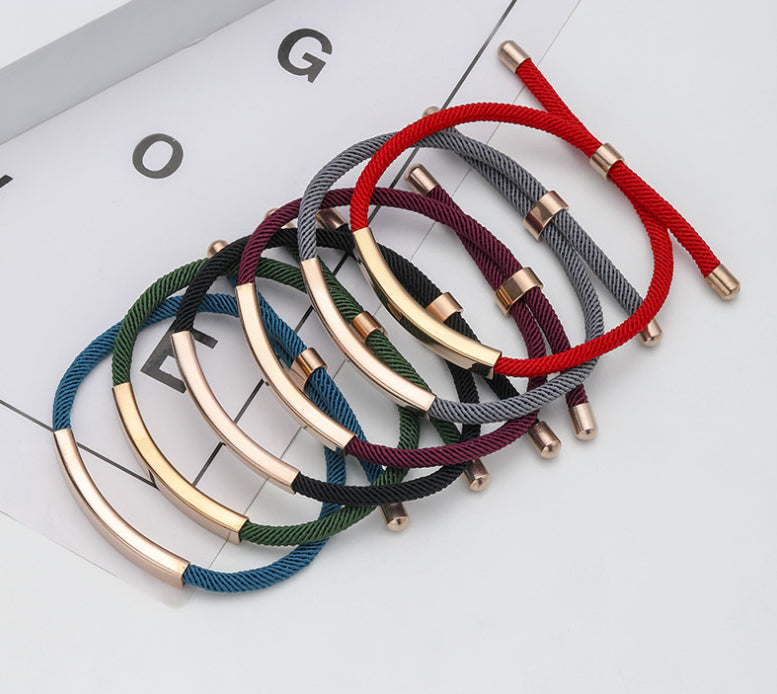 Engraved Stainless Steel Bracelet – view 4