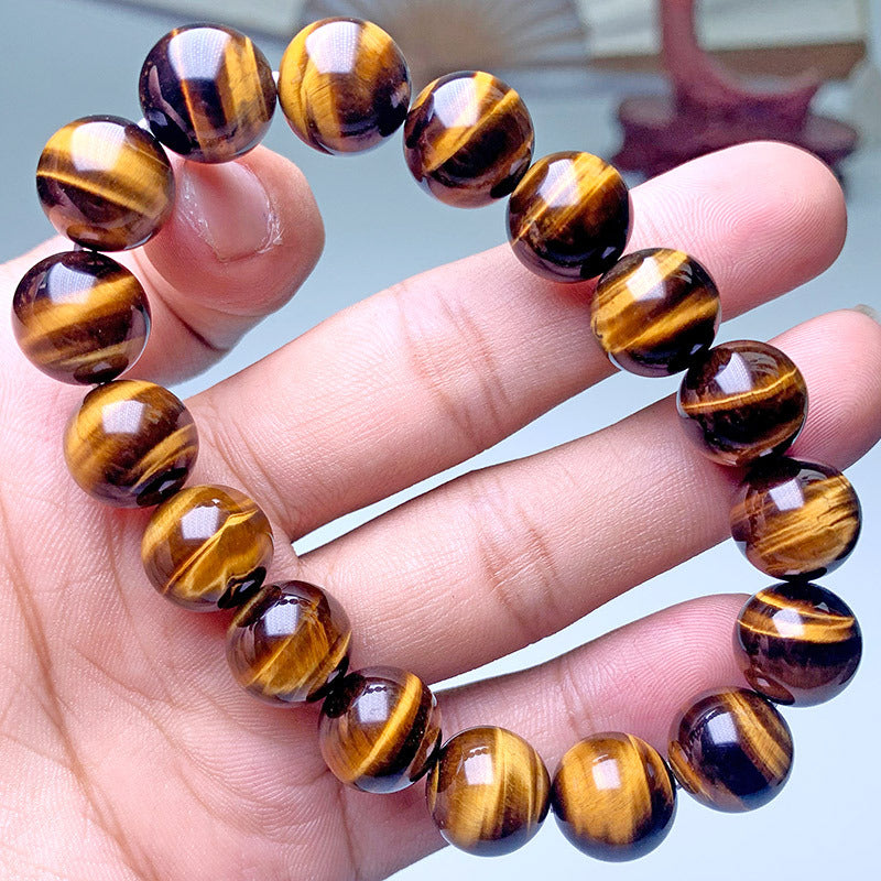 Natural Yellow Tigers Eye Bracelet – view 3