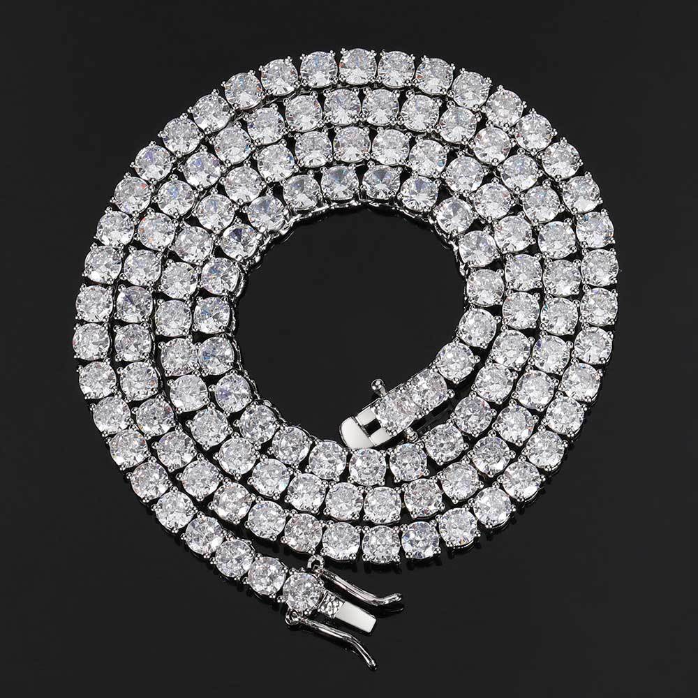 Hip Hop Necklace Men Tennis Chain Zircon Necklace – view 3