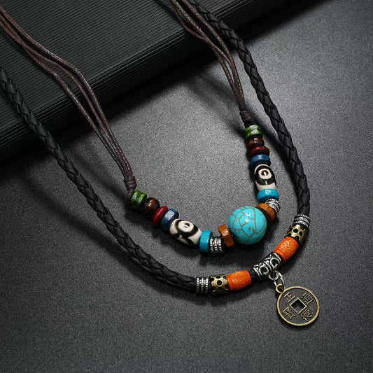 Bohemian Necklace Vintage Multi-layered