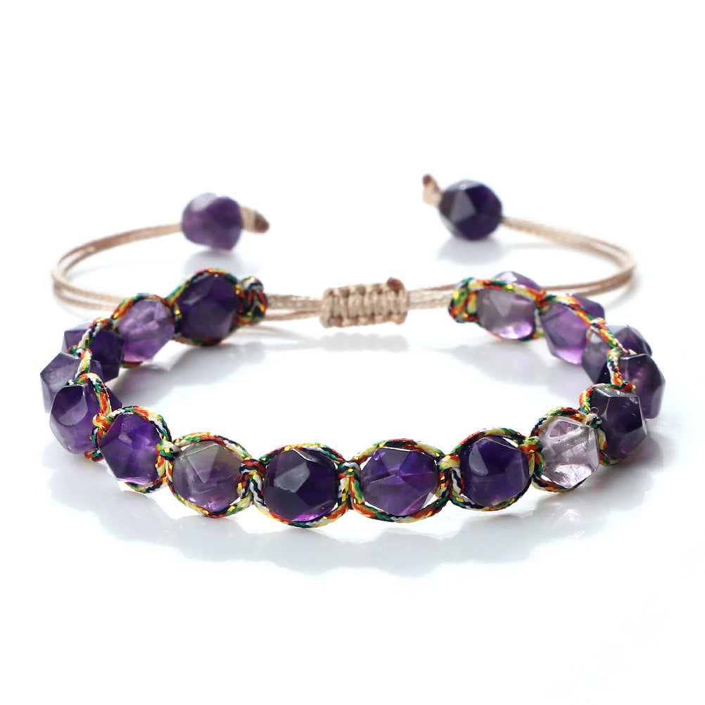 Creative Spaced Diamond-Cut Braided Bracelet For Women High-End – view 14