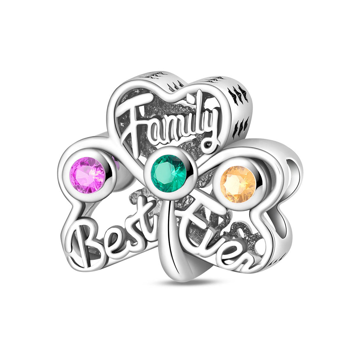Tree Of Life DIY Beaded Bracelet Charm – Silver-Plated Copper – view 17