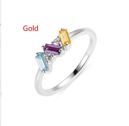 Stainless Steel Customized Zircon Ring – Style B – view 6