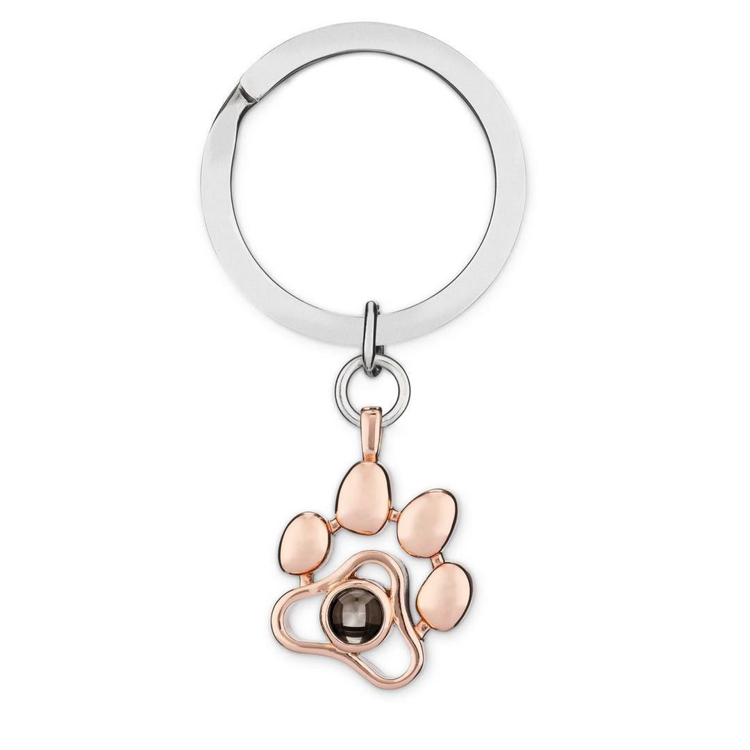 Projection Pendant Titanium Steel Necklace Dog Tag Paw Print – view 10