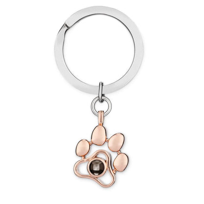 Projection Pendant Titanium Steel Necklace Dog Tag Paw Print – view 10