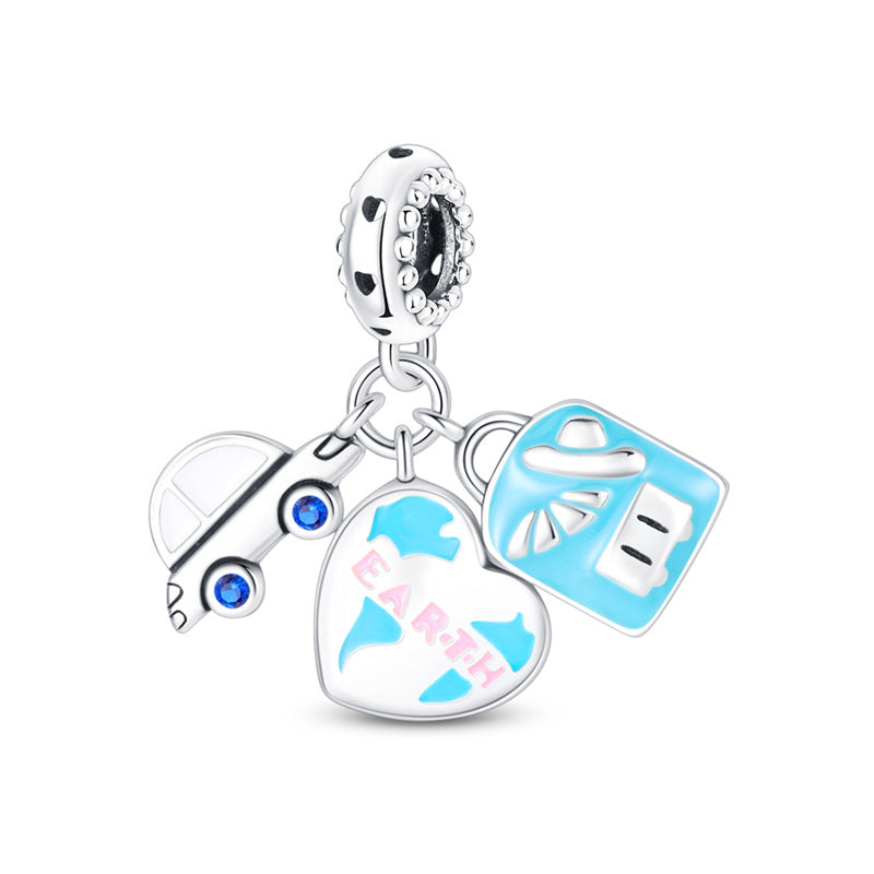 World Travel Series DIY Pendant Necklace And Bracelet Accessories – view 4